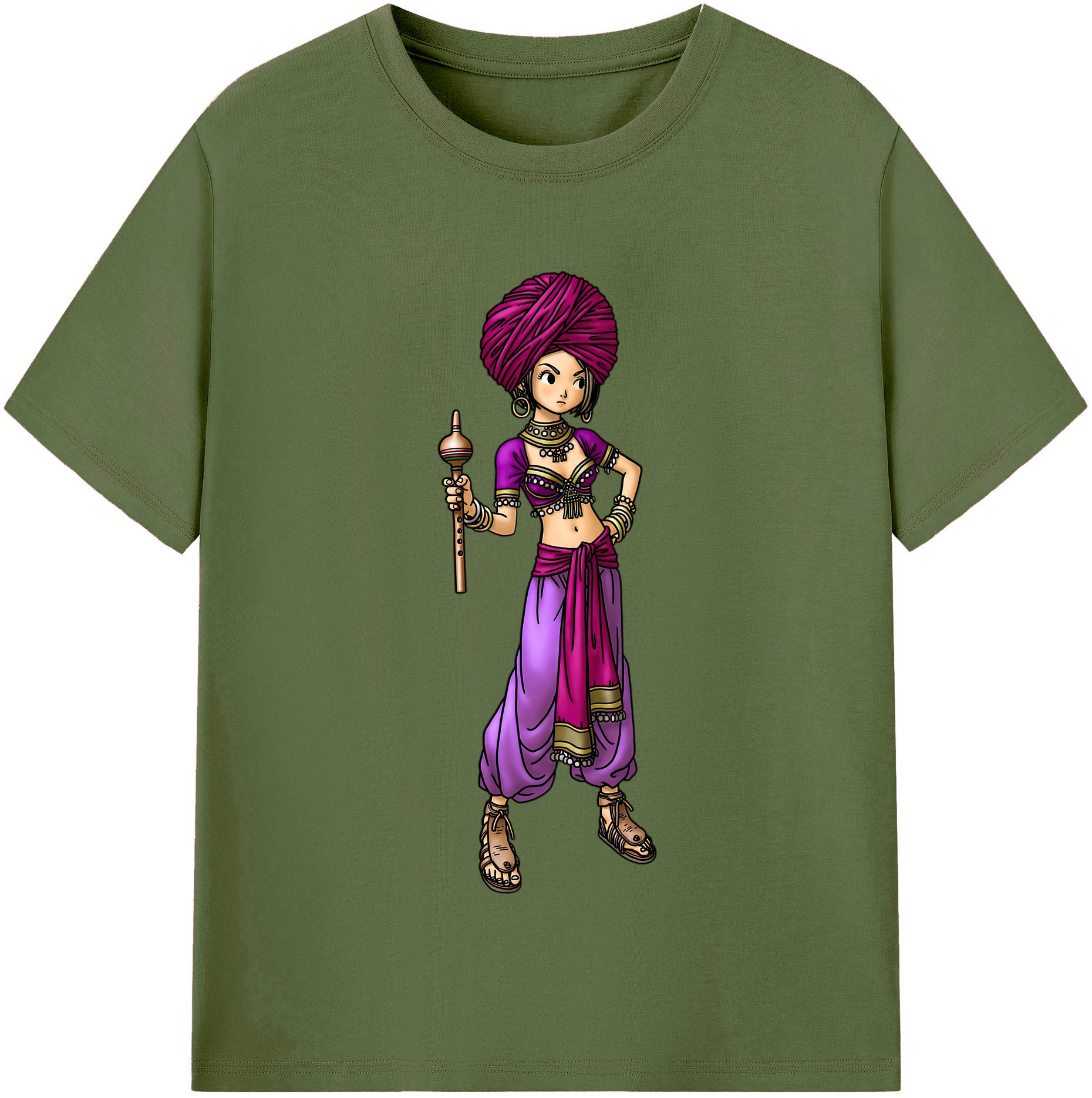 （画像用） ドラゴンクエスト Doragon Kuesuto Dragon Quest 綿100％半袖Tシャツ（フロントプリント）